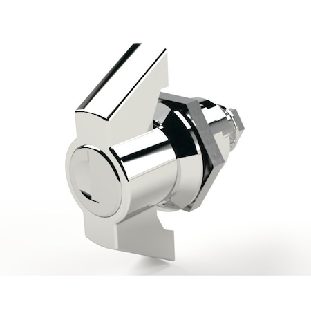 Saginaw Control & Engineering Keylocking Wingknob Door Latch Chrome SCE-KLWN